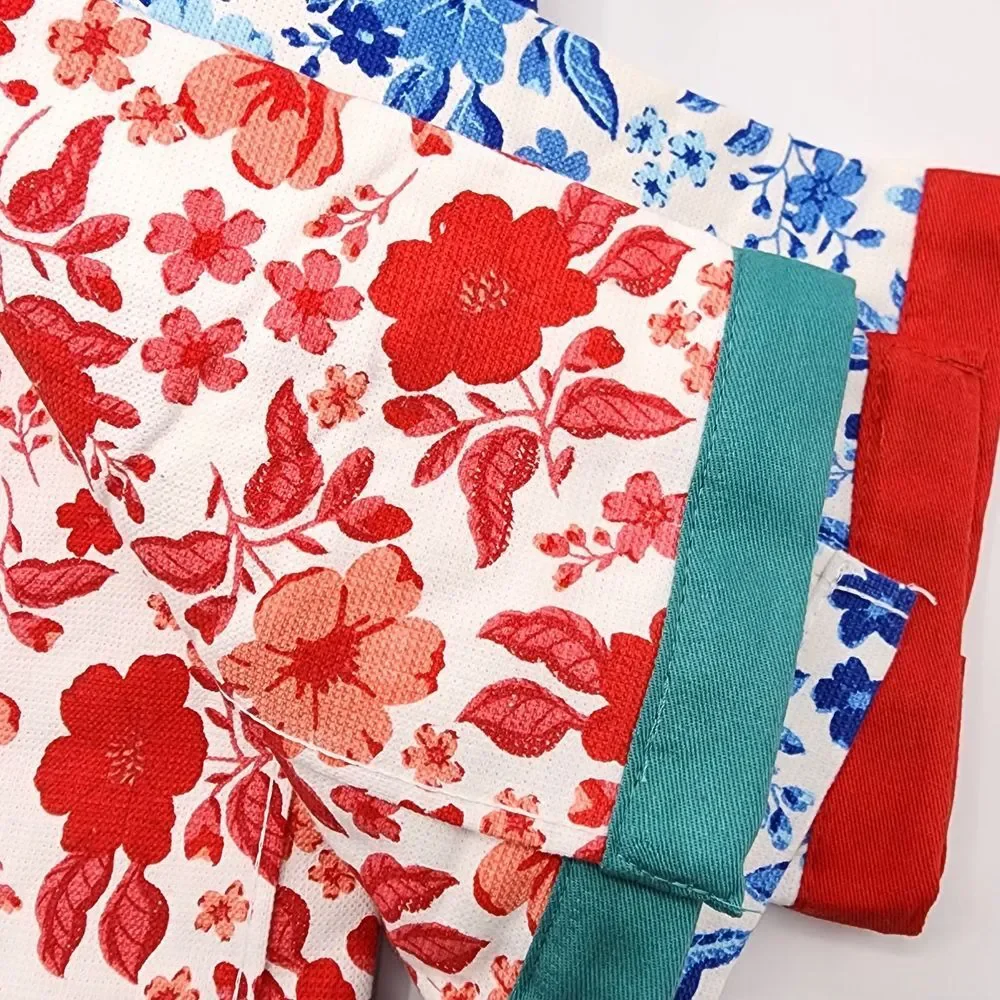 The Pioneer Women Floral Multicolor Cotton‎ Kitchen Towel Set 3pc  20x30in